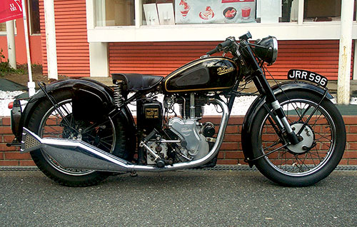 Velocette MSSk500l Rigid Frame.