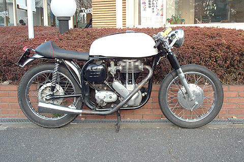 Norton 500 Manx type Cafe.
