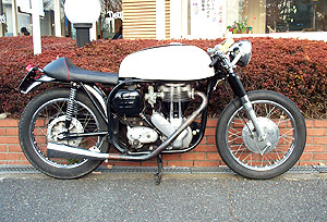 Norton 500 Manx type Cafe. 