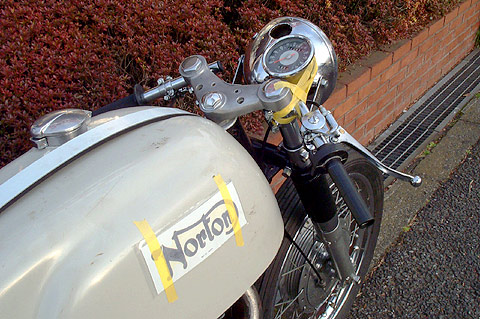 Norton 500 Manx type Cafe.